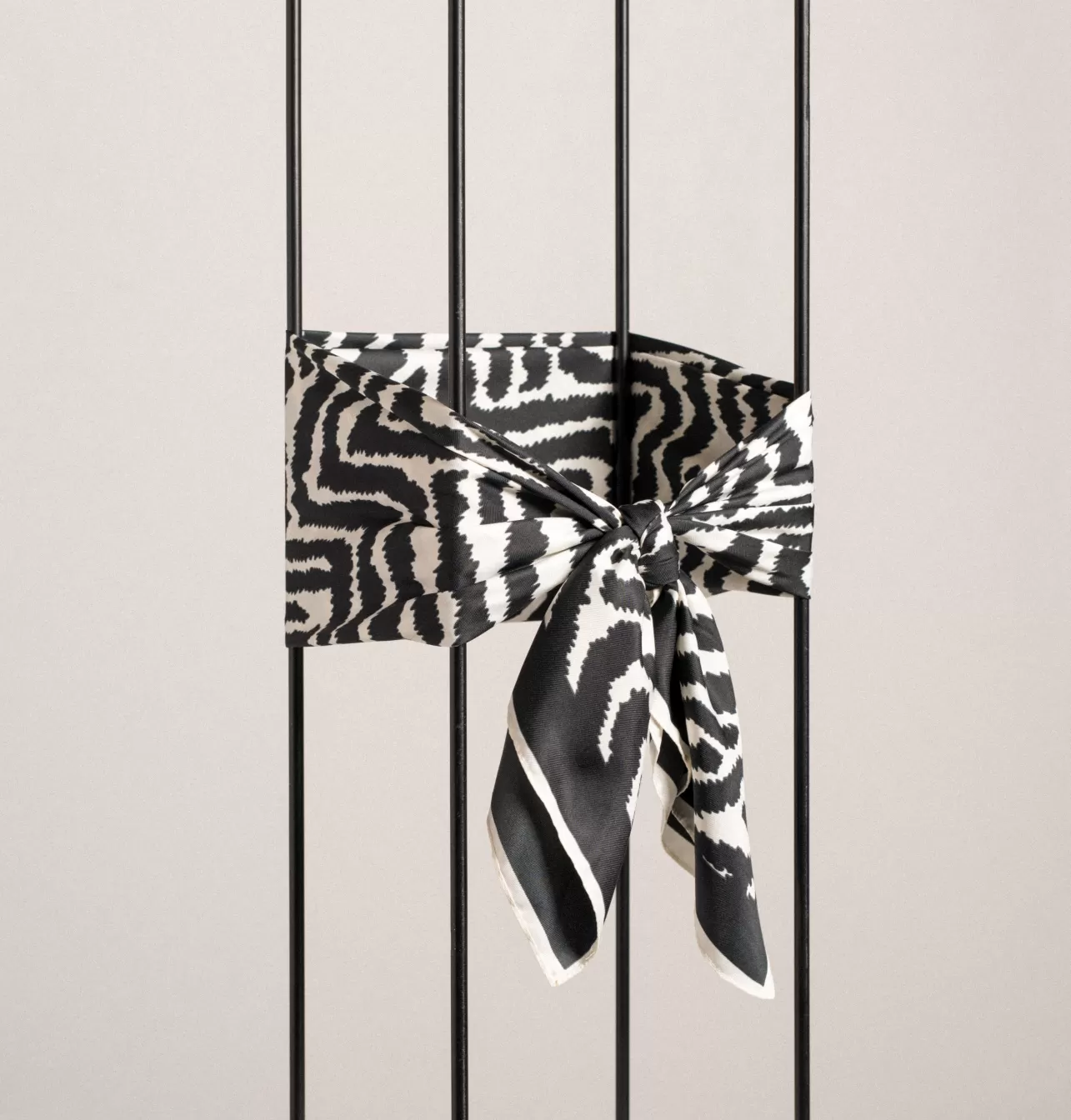 Daniella Lehavi Silky Printed Zebra Scarf