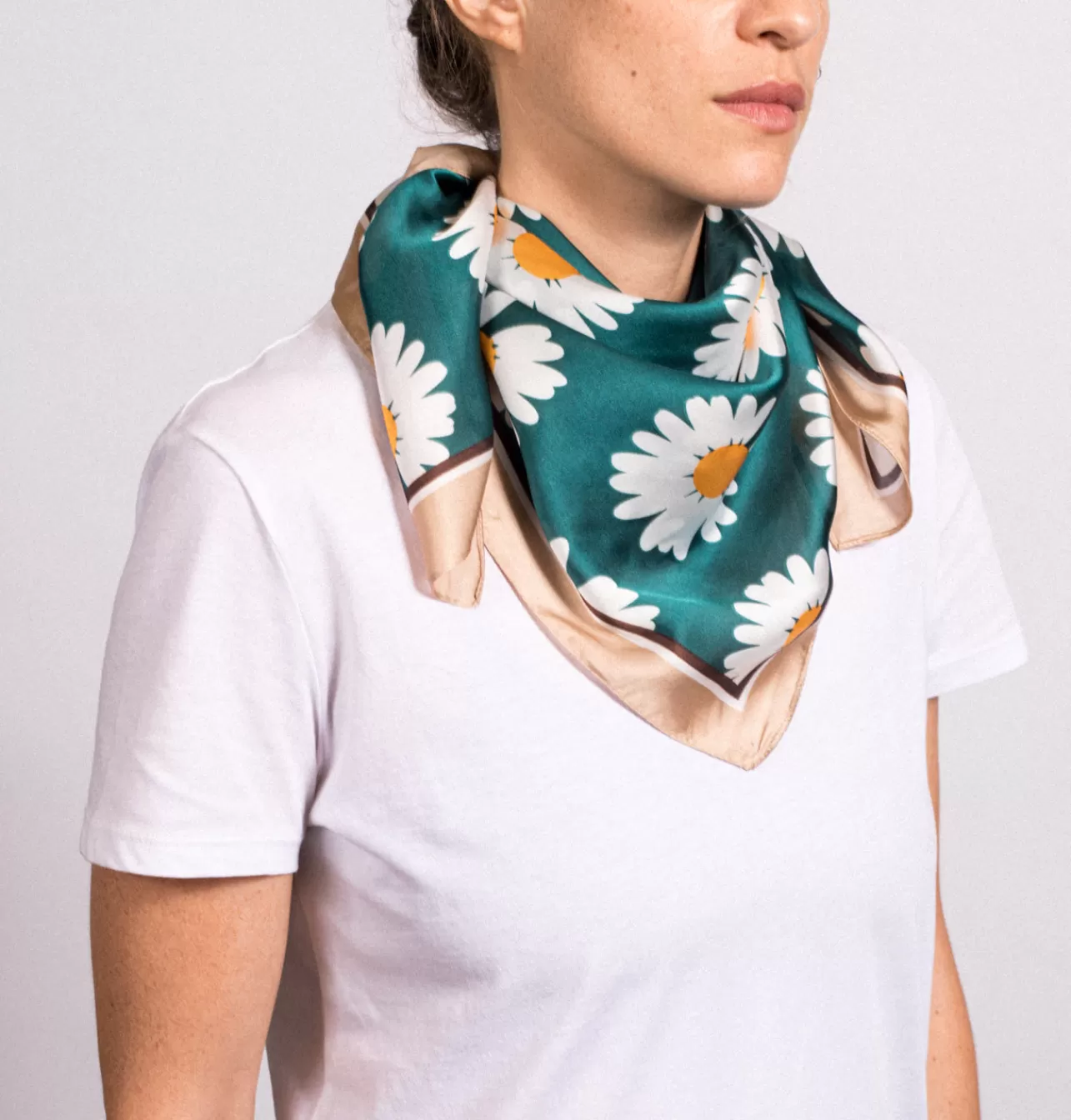 Daniella Lehavi Sunflower Printed Scarf